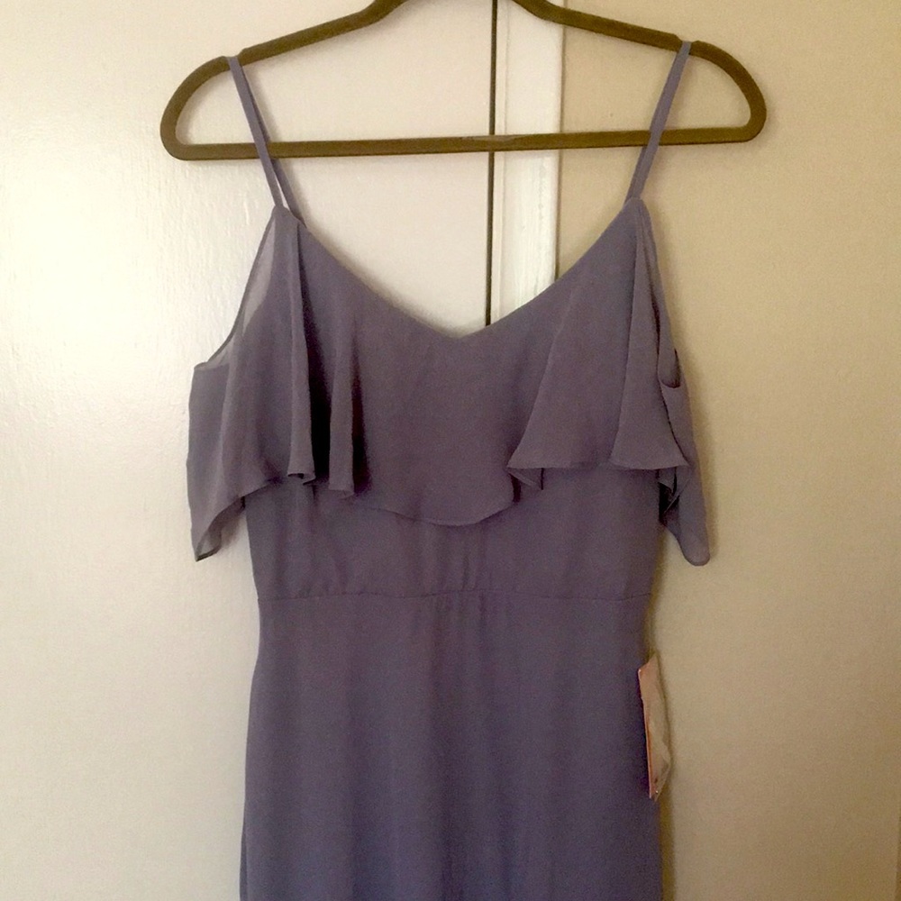 Light gray/silver evening dress
